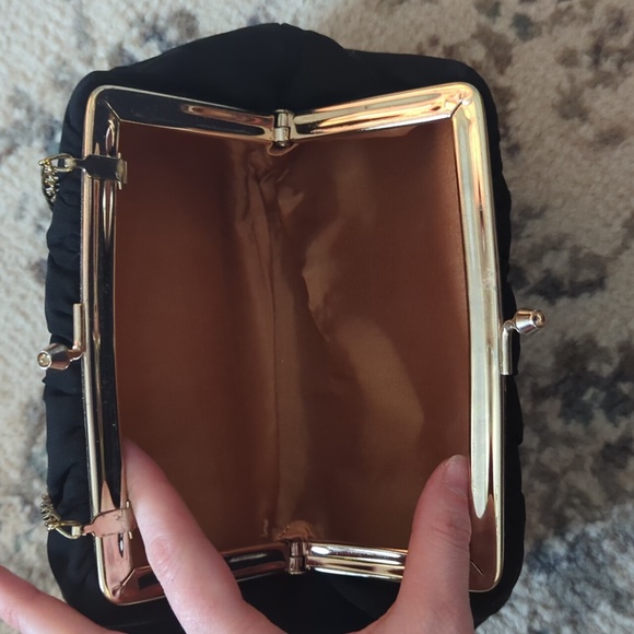 Black Clutch Evening Bag - Picture 2 of 2